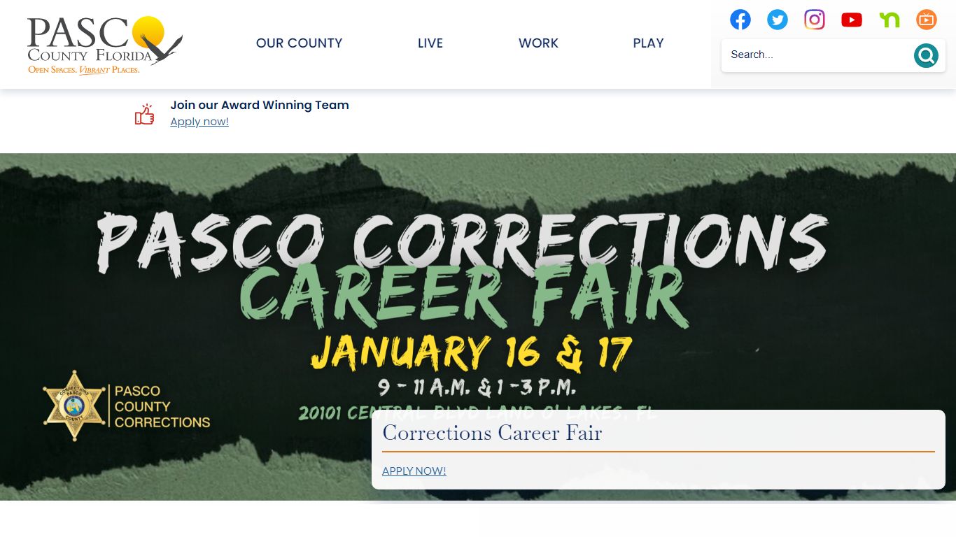 Pasco Corrections | Pasco County, FL - Official Website